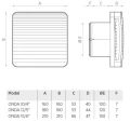 Wentylator-łazienkowy-ONDA-150-HT-O.ERRE rysunek techniczny.webp