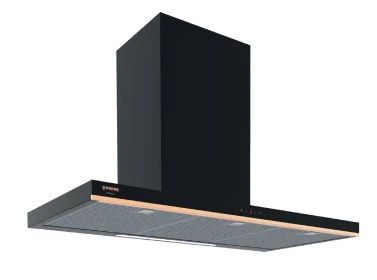 Okap kominowy NODOR SLIM 90 Czarny CU - glowne zdjecie