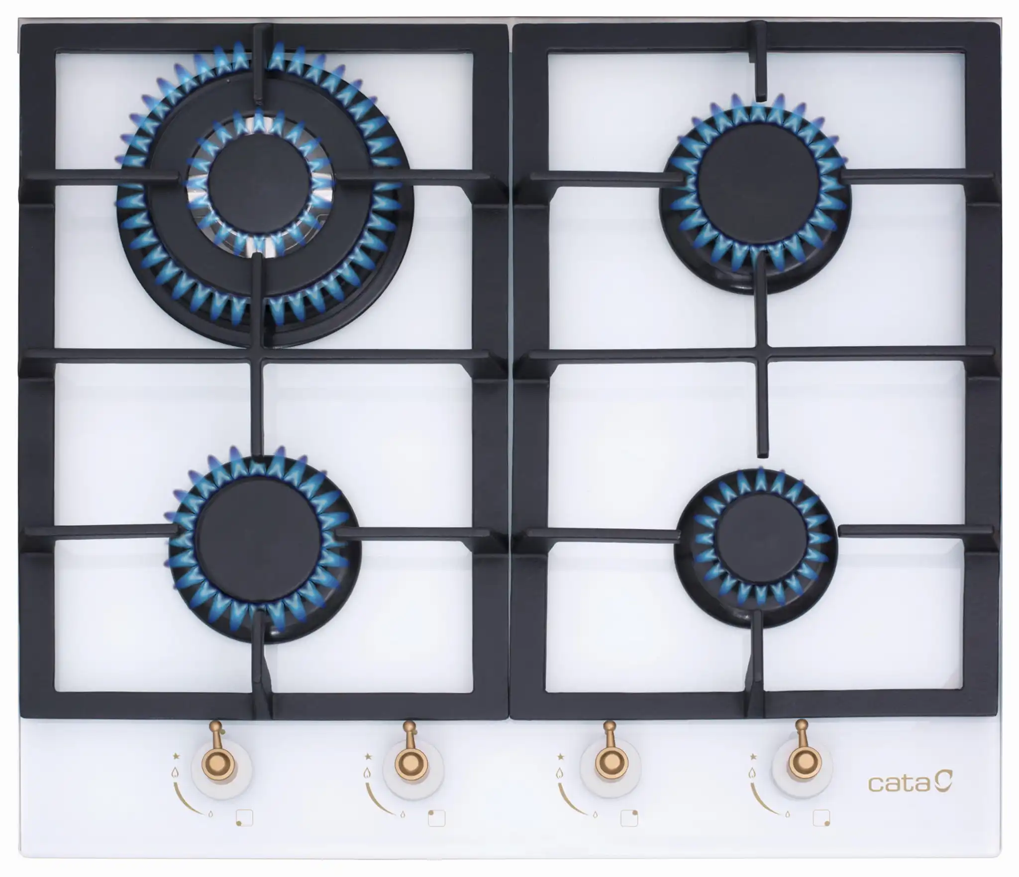 Płyta gazowa retro RCI 631 Biała CATA - D